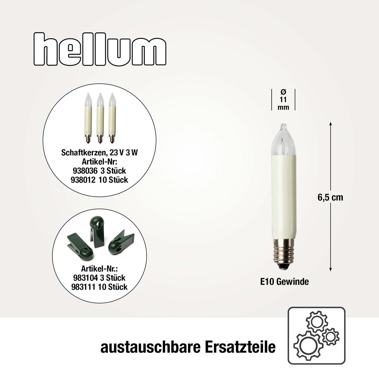 Lichterkette Weihnachtsbaum innen 15 teilig, Made in Germany, Kleinschaftkerzen, Glühfaden