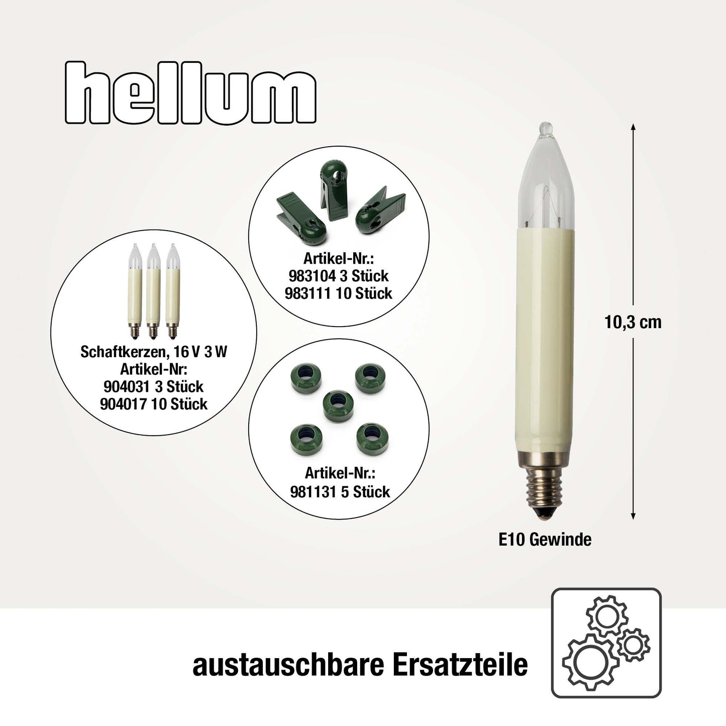 Lichterkette Weihnachtsbaum außen 15 teilig, Made in Germany, Schaftkerzen, inkl. 3 Ersatzkerzen, Glühfaden