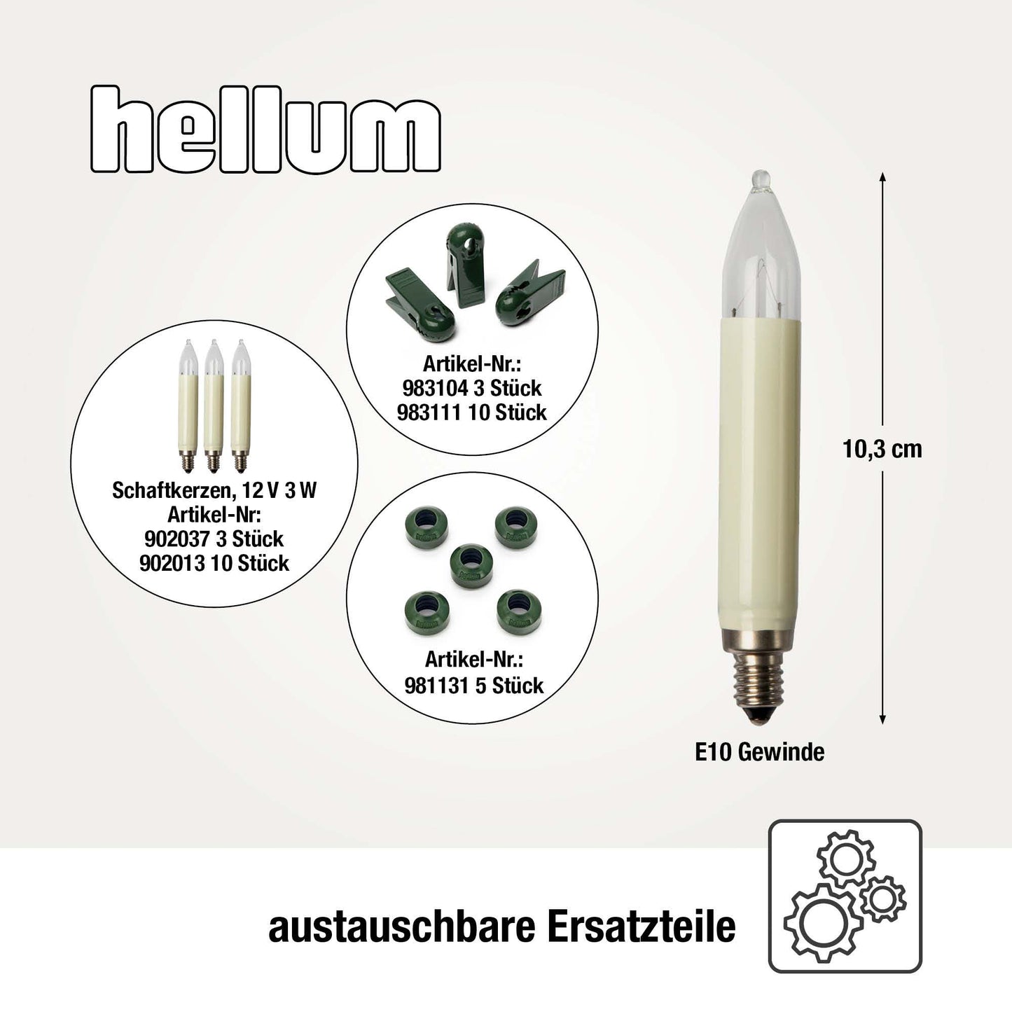 Lichterkette Weihnachtsbaum außen 20 teilig, Made in Germany, Schaftkerzen, Glühfaden