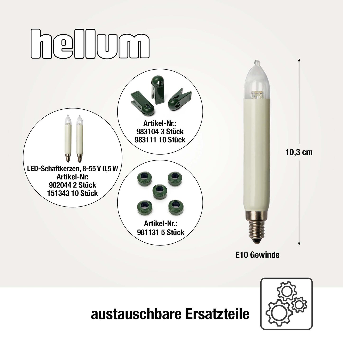 LED Lichterkette Weihnachtsbaum außen 20 teilig, Made in Germany, Schaftkerzen