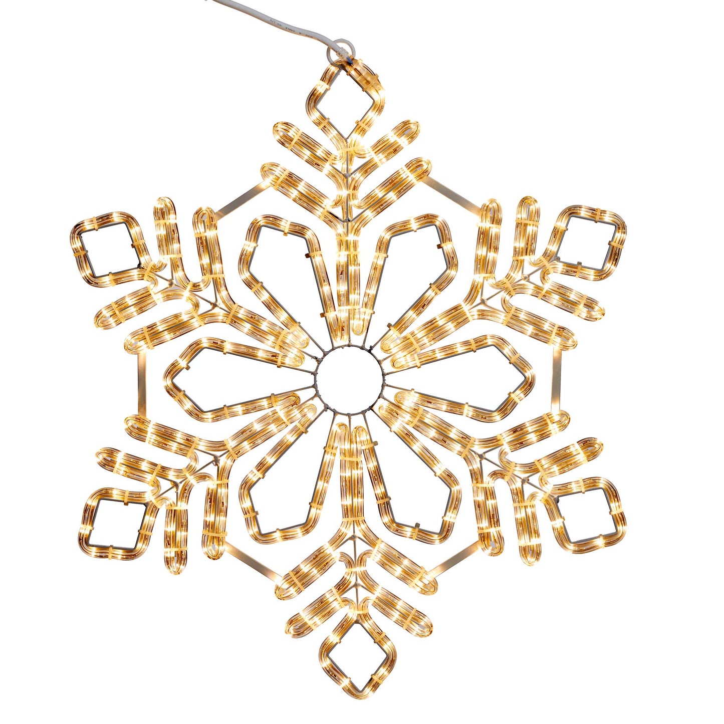 LED-Lichtschlauch "Schneeflocke" für Straßenbeleuchtung 324 LEDs ww 62 cm Ø, ohne Stecker