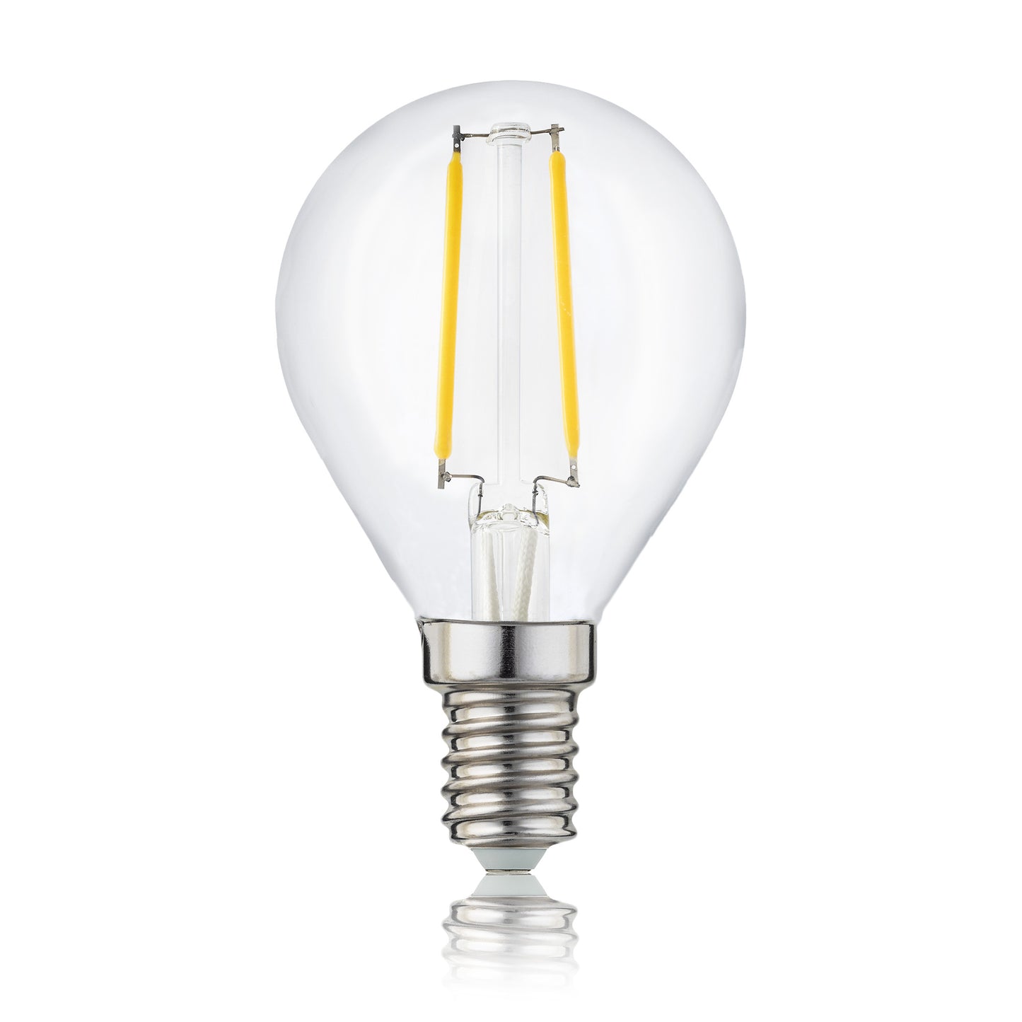 LED-Tropfenlampe G45, E14, 2,2W, Glas klar, 250 lm_208122