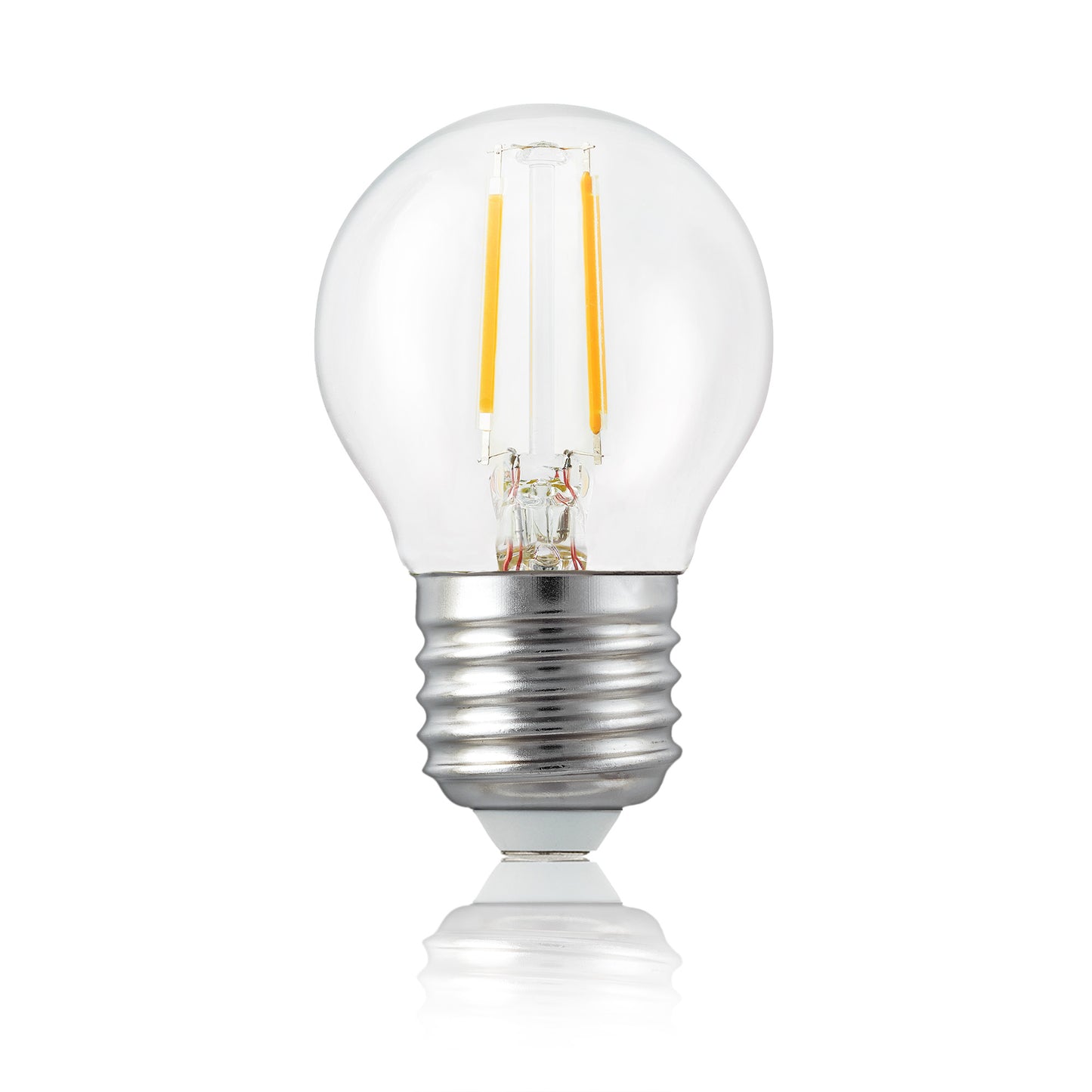 LED-Tropfenlampe G45, E27, 2,2W, Glas klar, 250 lm