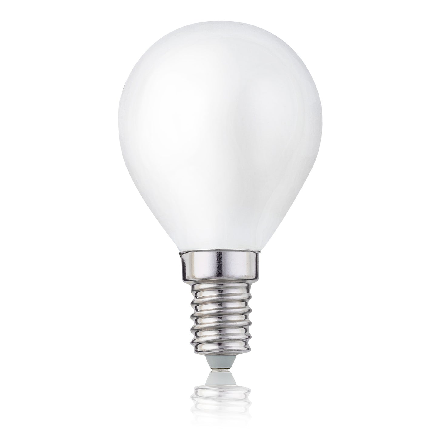 LED-Tropfenlampe G45, E14, 2,2 W, Glas matt, 250 lm