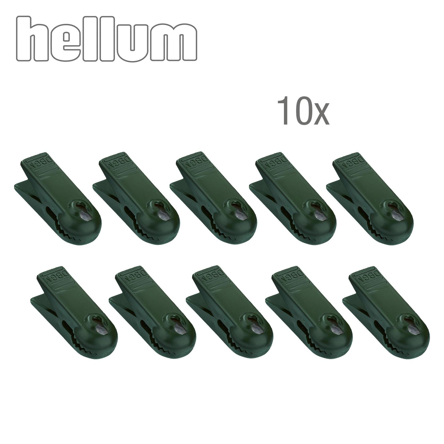 Ersatzklammer Kerzen Lichterkette grün 10er Set E10 Sockel Weihnachten