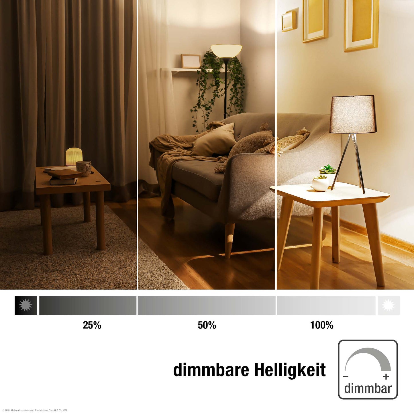 6er-Set LED-Glühlampe G45, E14, 4,2 W, 470 lm, 4 Filamente 220766